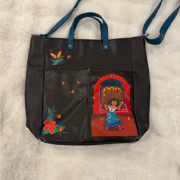 Disney Black and Teal Tote Bag - Picture 3 of 5